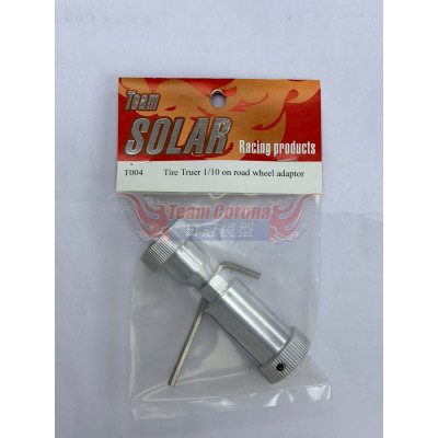 TEAM SOLAR T004 Tire Truer 1/10 on road wheel adaptor 